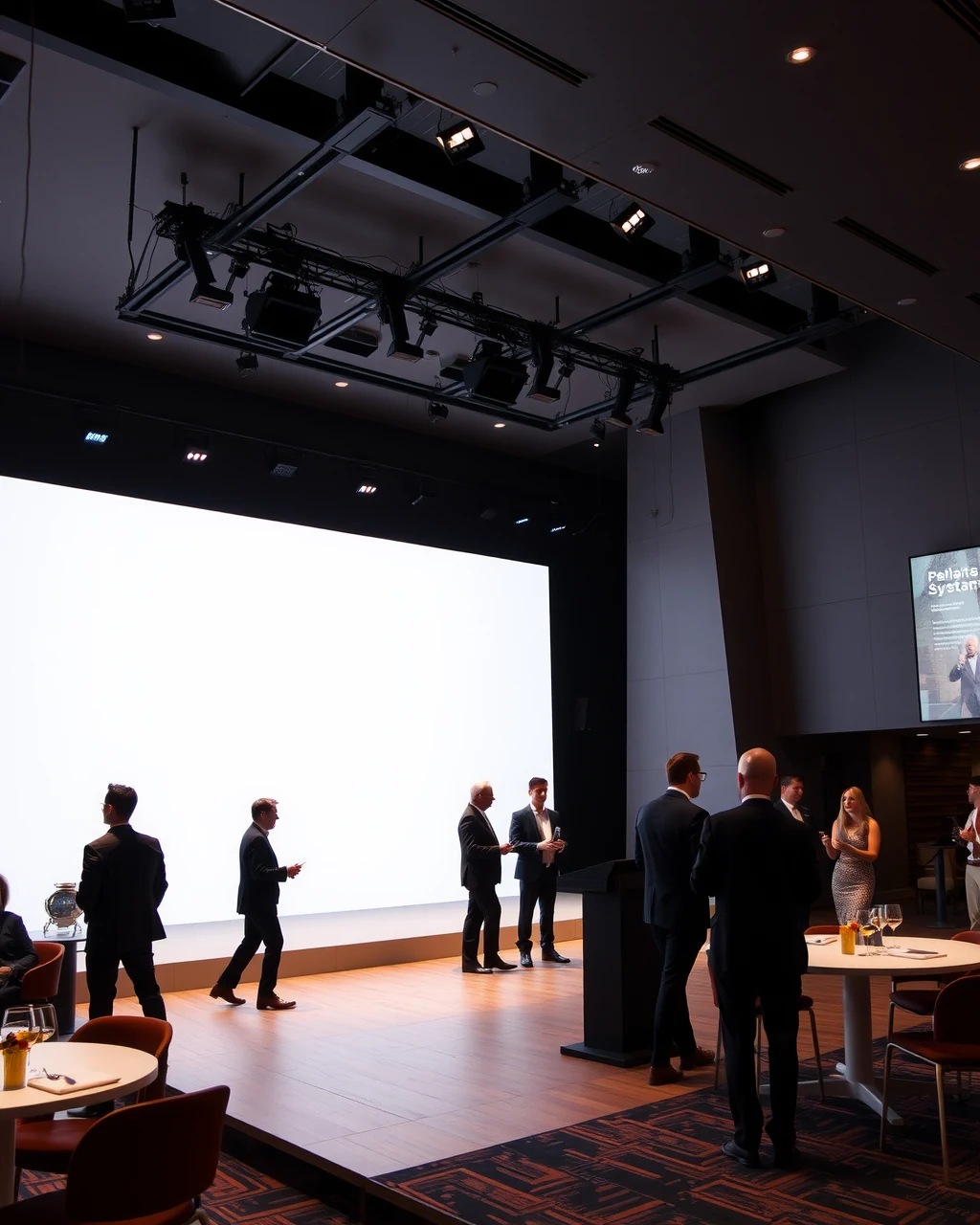 Polished launch environment for a corporate showcase